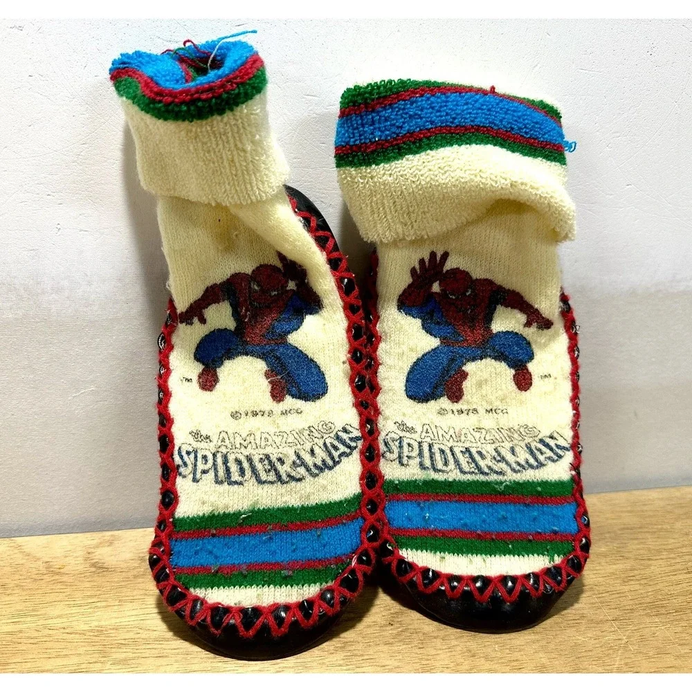 Vintage The Amazing Spider-Man 1978 Collectors Socks Marvel Rare Collectible